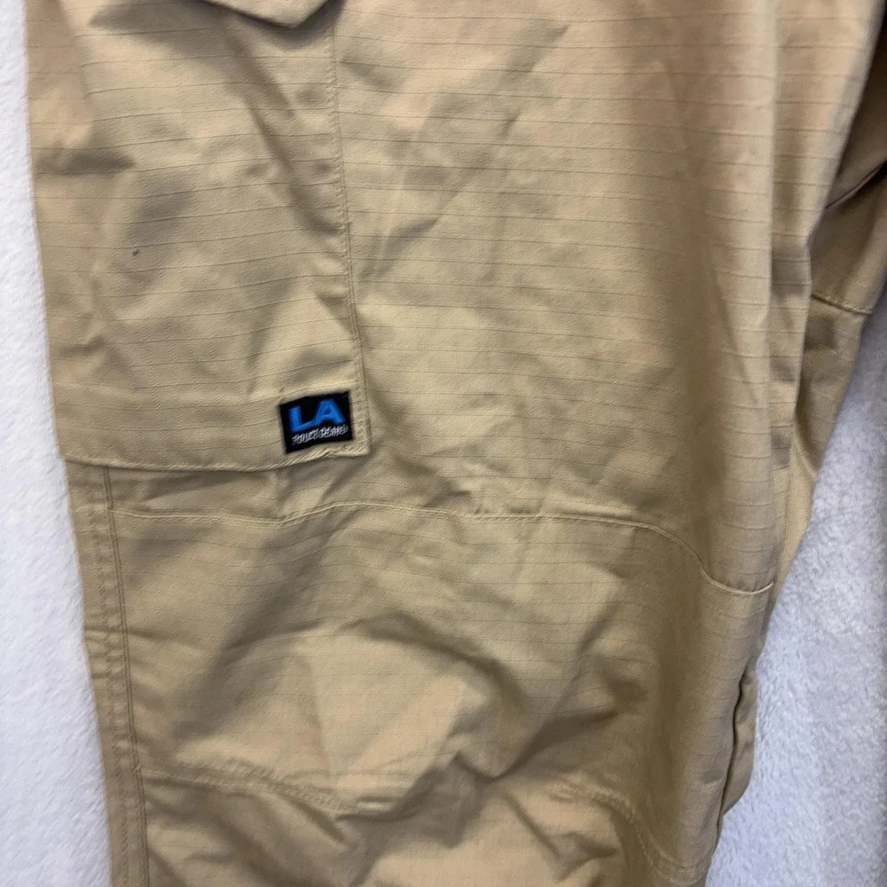 NWT LA Police Gear Operator Tactical Ripstop Pants Mens 38x34 Beige Khakis Cargo